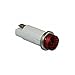 DAYTON 22NY48 Raised Indicator Light, Red, 120V