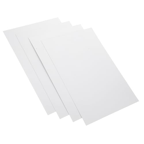 ABOOFAN 4 piezas Planchas Aluminio Sublimación Láminas Blancas Rígidas para Señal Metálica Transferencia Térmica Resistente y Duradera