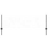 Homgoday Zaunpfosten 5 STK U-Kanal Grau 60 cm Stahl, Sechseckzaun Grau 0,5 x 10 m Stahl Zaun Baustoffe Model3336812