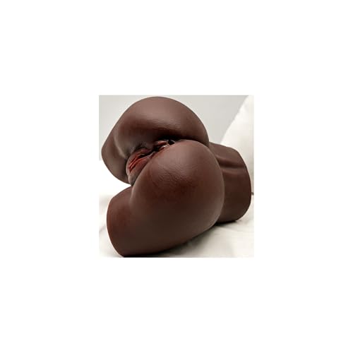 Image of Big Shocked Black Goddess Realistic Sex Doll for Men, Natural Angle Fit Sex Dolls Sex Toy Big Ass Male Sex Toys Fake Pocket Pussy Stroker with 2 Hole Deeper Vagina & Tight Anal Soft Butt Adult Toys