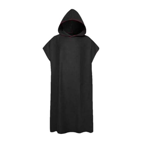 Serviette poncho adulte microfibre séchage rapide à capuche