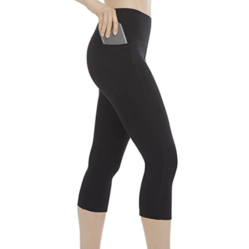 Energy Zone Women's Cotton Stretch Crop Legging with Pockets3