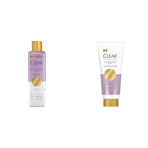Clear Scalpceuticals Saç Bakım Şampuanı Saç Dökülmesine Karşı 300 ml ve Clear Scalpceuticals Saç Bakım Kremi Saç Dökülmesine Karşı 170 ml
