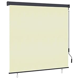 INLIFE Außenrollo 160x250 cm Creme Markise
