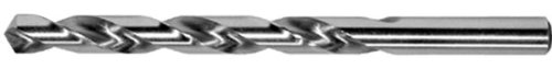 Drillco 200B Series High-Speed Steel Jobber Length Drill Bit, Uncoated (Bright) Finish, Round Shank, Spiral Flute, 118 Degree Conventional Point, 15/64" Size (Pack of 12)