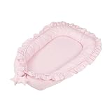 Baby Lounger Katoen Pasgeboren Nest Co-Sleeping Pod Draagbare Wieg Matras met Kant