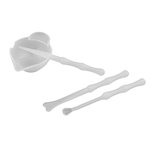 rockible Dispensador de Vasos de Silicona de 4 Piezas para Mezclar Resina Epoxi, Herramientas para Pegamento DIY