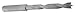 Brad Point Drill for Ritter Boring Heads, 5mm Dia, Southeast Tool SE13301R