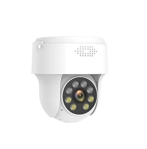 Cámara de seguridad PTZ WiFi exterior de 4MP, visión nocturna y detección humana