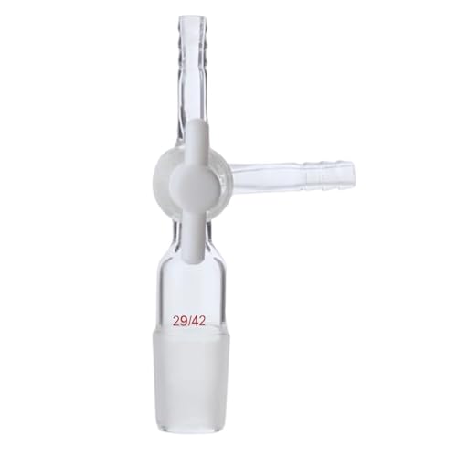 Adaptateur de débit à vide trois voies verrerie laboratoire joint 29/42