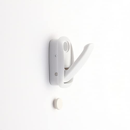 Crochet pliant soft-close NF-47D Sugatsune blanc amorti - 2