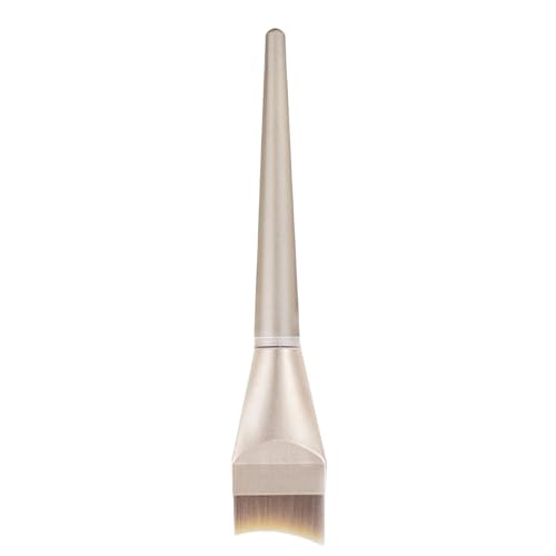 Gungtj Brocha plana para base, aplicador cosmético seco y húmedo, brocha de maquillaje plana, para mezclar crema líquida para mujeres, mejillas debajo de los ojos, nariz y cara