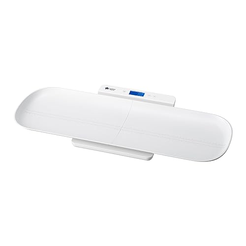 Tommee Tippee Digitale Baby-Waage, Zwei-in-Eins-Funktion für Säuglinge und Erwachsene, großes LCD-Display, Höhenwaage, batteriebetrieben