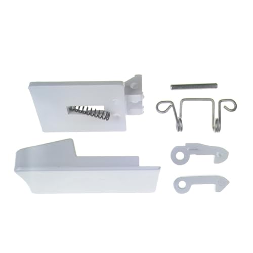 Europart Türgriff mit Schließnase weiß Set Alternativ EFS Ardo 719003107 Whirlpool Bauknecht 481949869162 Griff Tür Waschmaschine Waschtrockner passend Ariston Hoover Ignis Philips Neckermann Lloyds