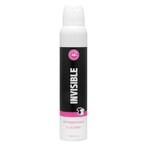 Invisible - Desodorante antitranspirante (4 unidades, 0% alcohol)