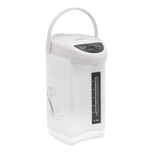 Hervidor eléctrico 4L acero inoxidable 304 blanco miniatura 1