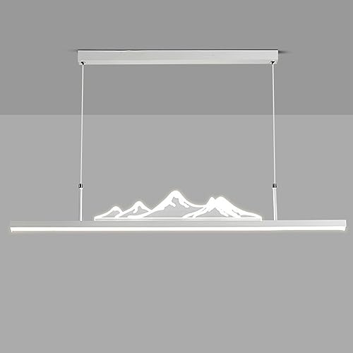 Suspension linéaire LED billard et table à manger moderne dore - 4