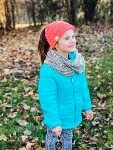 Image of Funky Junque BeanieTail Children's Ponytail Messy Bun Beanie Solid Ribbed Hat