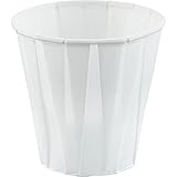 Pleated Water Cups, 3 1/2 Oz, 100 Count (Pack of 1)