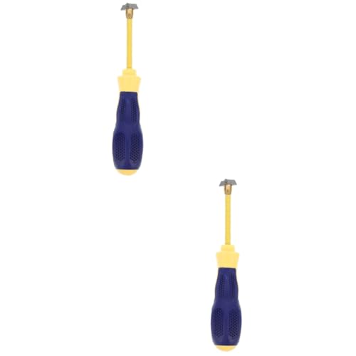 UKCOCO 2 Pcs Slotter Grout Removal Tool Tile Seam Cleaner Tool Tile Seam Cleaning Tool Grout Cleaner Durable Caulk Remover Tool Grout Removing Tool Grout Scraper Tool