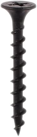 250, 3.5 x 38mm Coarse Thread Black Screws for Plasterboard Drylining