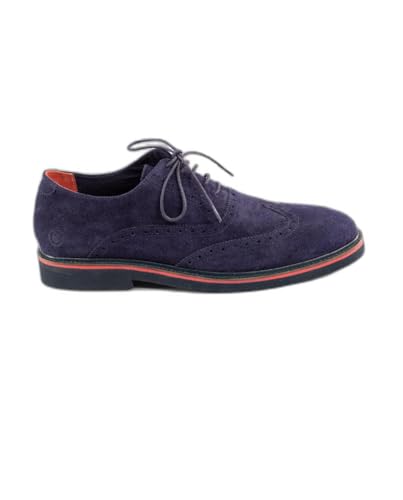 El Ganso Zapato Oxford Ante Marino