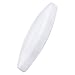 YOKIVE 1 Pcs Magnetic Stir Bar, PTFE Coated Olive Type Stirrer | Great for Lab Liquid Solution Stirring Mixing Spinning(White, 2.76 x 0.71-Inch)