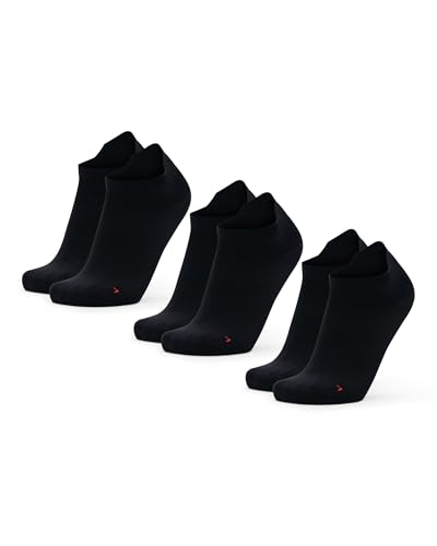 DANISH ENDURANCE Low-Cut Sportsocken (Schwarz - 3 Paare, EU 43-47)
