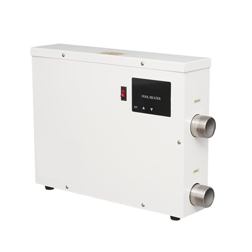JCKJWL Chauffe-Piscine électrique 11 KW avec écran Tactile numérique, Pompe à Chaleur Haute efficacité, Thermostat for Piscine Hors Sol creusée Chauffage Rapide et Efficace(11KW)