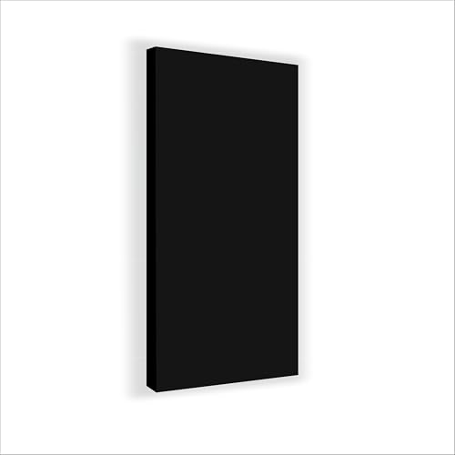 Stop Sound Pannello Acustico Fonoassorbente, pannelli fonoassorbenti alte prestazioni 180x80x5 cm (Nero)