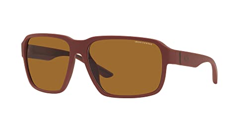 Image of Armani Exchange mens Ax4131su Universal Fit Square Sunglasses