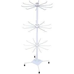Perchero Forja Blanco Zerodeko 1 Pc Soporte De Joyería De Hierro Forjado Perchero De Pie Estante De Exhibición De La Joyería Soporte De Exhibición De Adornos Porta Gorras Rotar Blanco Planchar Accesorios Metal