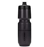 CUBE FLOW Trinkflasche, 750 ml, LDPE, BPA-frei, Push-Pull-Ventil, Spülmaschinengeeignet, Schwarz