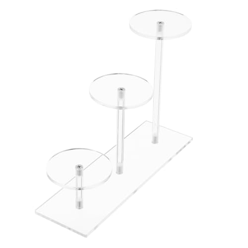 FUNOMOCYA Modern Aesthetic Acrylic Display Rack Multi-Layer Action Figure Stand Jewelry Organizer