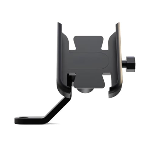 Support de téléphone portable moto Forza en aluminium noir robuste