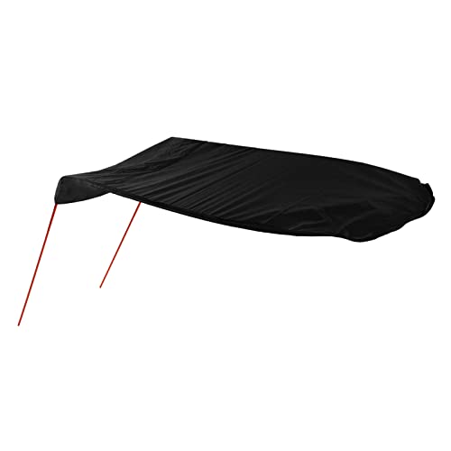 Aatraay Kayak Sun Shade Canopy, Oxford Fabric Foldable Kayak Sun Shade Easy to Install Portable Kayak Sunshade Awning for Boat Canoe (Black)