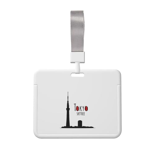 名札ケース 東京スカイツリー ネームホルダー 名刺ホルダー IDカードケース パスケース IDカードケース おしゃれ カードホルダー バッジホルダー 首掛け 吊り下げ名札 定期入れ 名刺入れ 旅行用品 学生証 贈り物