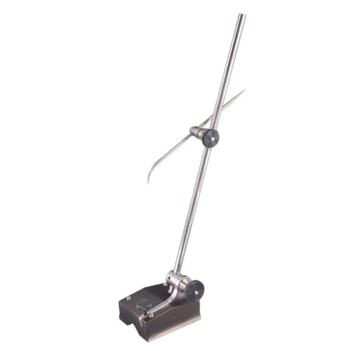 Image of Starrett Full-Sized Surface Gage with Fully Hardened, Ground and Nicely Finished Stable Steel Base - 9 inch /12 inch Spindle Length, 2-7 /8 x 2-3 /8 inch Base Size - 257B