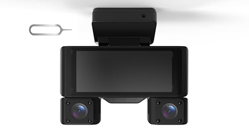 FRVESROE 4 Channel Dash Cam 360° View, 4K+1080P*3 Front and Rear Inside Left/Right Dash cam, ADAS, WiFi 6, GPS, 8 IR Lights Night Vision, 24/7 Parking Mode, FREE 64GB Card（V5)