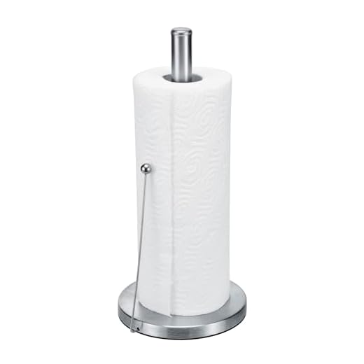 Haushalt International Soporte para Rollos de Cocina, Acero Inoxidable Soporte para Rollo de Cocina Soporte para Papel de Cocina