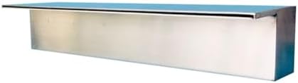 304 Stainless Steel Waterfall Spillway, 40CM Outdoor Garden Fountain, Professional Pool & Pond Water Feature for Stunning Landscape Decor and Relaxation