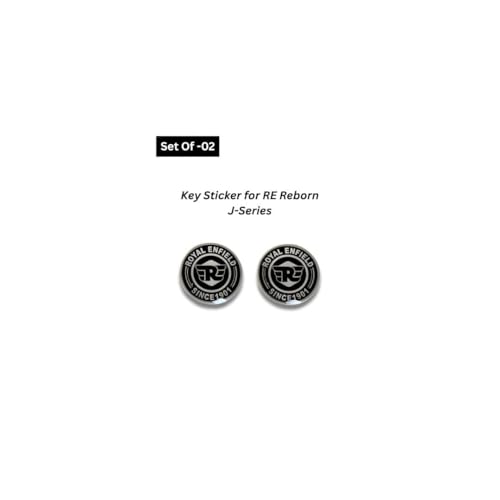 Image of EAZ Premium Keyring for Royal Enfield Reborn 350cc | Durable Motorcycle Key Sticker | Compatible For New Model Bullets