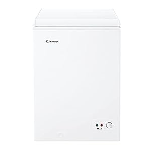 Candy CCHH100 UK Free Standing Chest Freezer, 100L Total Capacity, Wire baskets, White