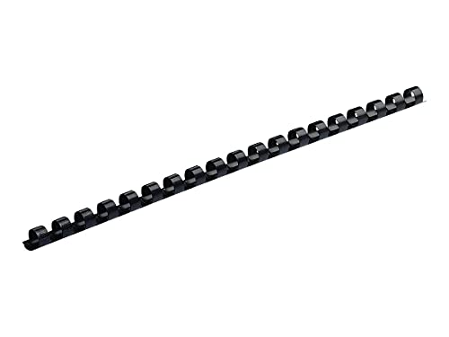 Image of Fellowes Plastic Binding Combs, Round Back, 5 /16 Inches, 40 Sheets, Black, 100-Pack (52507)