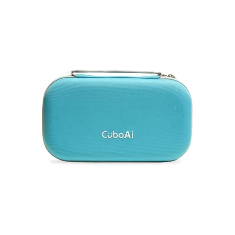 CuboAi Travel Case | Protective Hard Shell Carrying Case for CuboAi Smart Baby Monitor, Mobile Stand and Accessories | Tranquil Blue Cover
