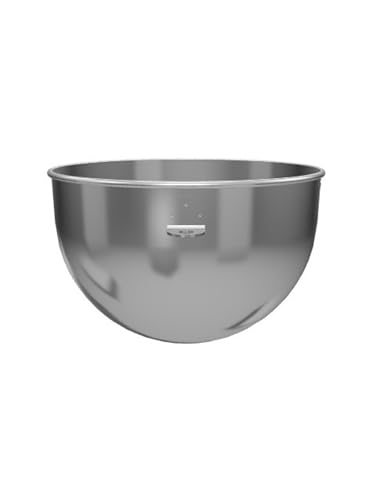 KitchenAid 5L Polished Stainless Steel Mixing Bowl with Flat Handle