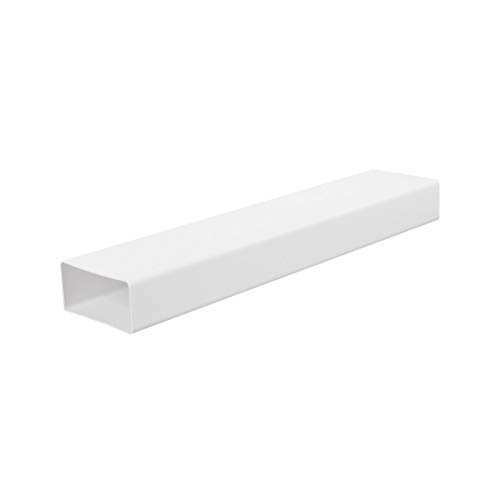 Preisvergleich Produktbild Flachkanalsystem Lüftungskanal 110x55mm 1m Abluftkanal Flachkanal Abluft airRoxy 7822