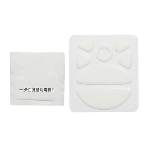 Sehuby Alfombrilla de ratón de hielo, alfombrilla de ratón para juegos de deportes electrónicos, versión ICE, patines, patas de ratón para juegos, color blanco