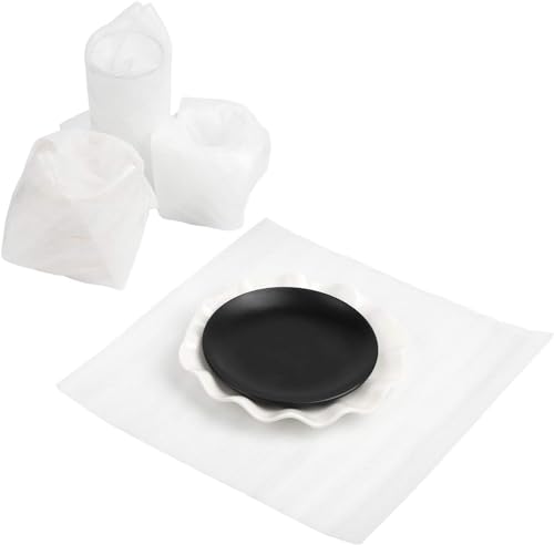 Image of Akshat Enterprises Cushioning Foam Sheets 12 inch X 12 inch, 1 mm Thickness, Cushion Foam Wrap Sheets, Packaging Material, Moving Supplies for Packing Storage and Shipping Pack of (500)