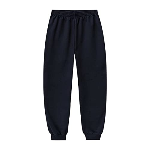 Calça Malwee Tradicional Feito em moletom flanelado masculino, Preto, GG